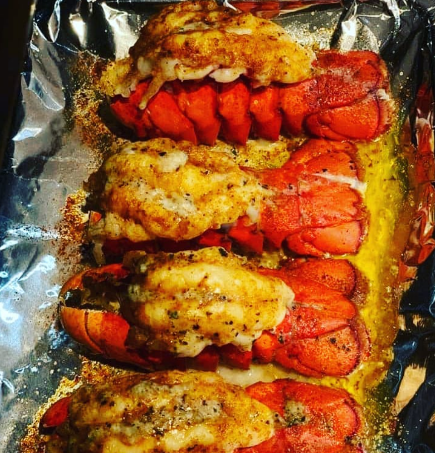 Tropical Flame seafood tacos